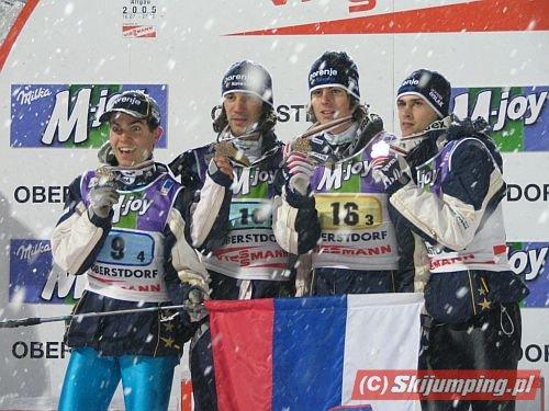 Brązowi medaliści- Słoweńcy