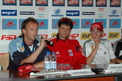 Heinz Kuttin, Stefan Horngacher i Kamil Stoch