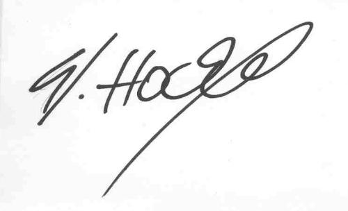 Autograf Stephana Hocke