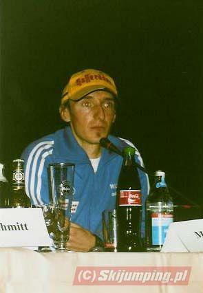Michael Uhrmann podczas konferencji  w Neustadt