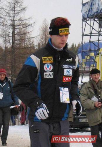 Janne Ahonen podczas treningu